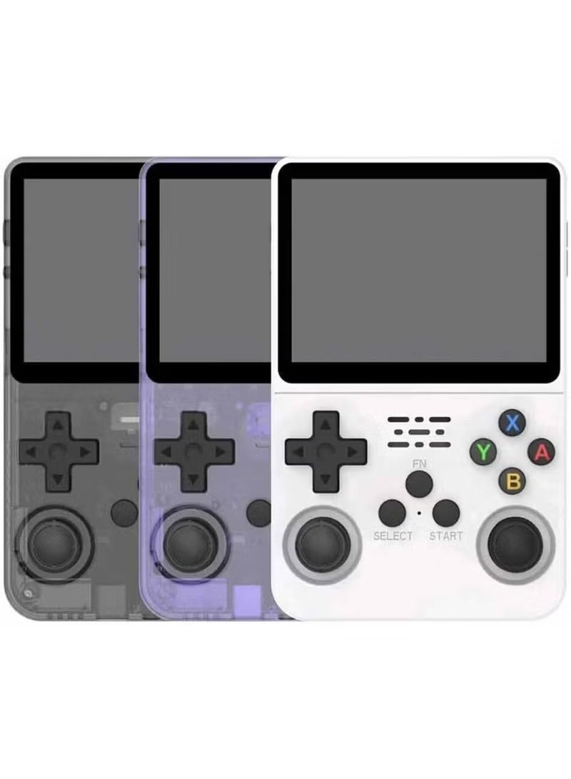 BLUMENIT R36S Retro Handheld Video Game Console with 3.5 Inch IPS Screen, 64GB Memory Card, 10,000+ Classic Games, Open Source Linux System, Portable Gaming Player for Adults & Kids – Black - Image 4